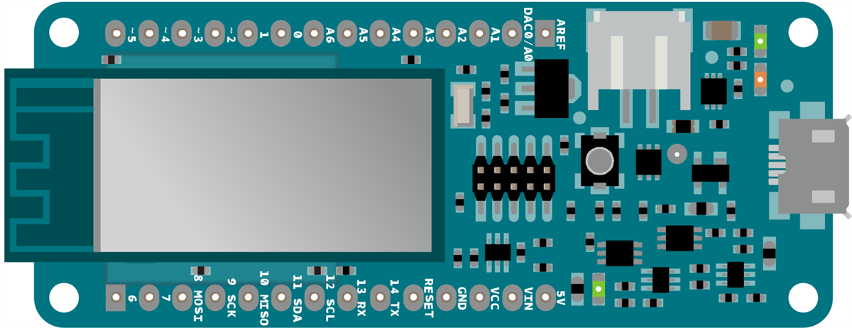 Block Diagram - Arduino MKR GSM 1400