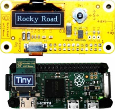 Visionox OLED HATs for Raspberry Pi