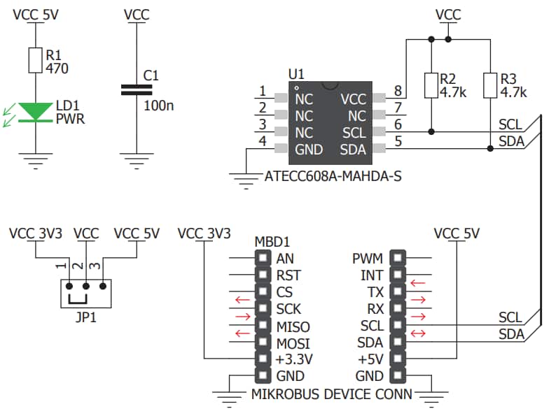 MikroElektronika安全4 Click Board™示意图