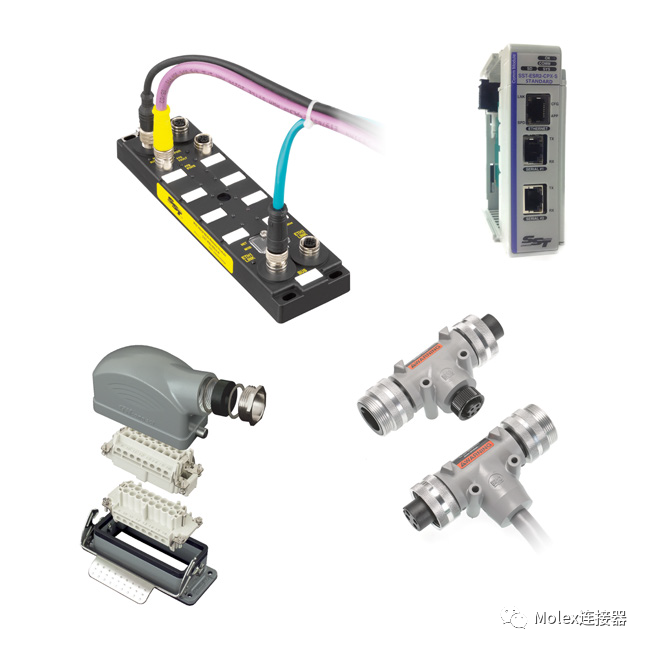 莫仕的产品组合中包含一系列模块化的机载及柜内的电源、信号和数据解决方案