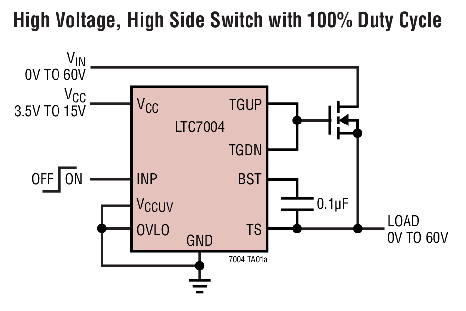 LTC7004 Typical Application
