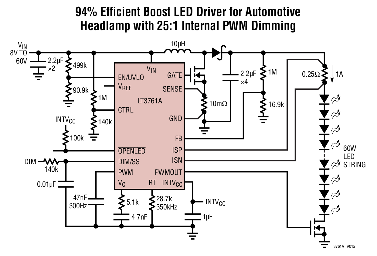 LT3761A Typical Application