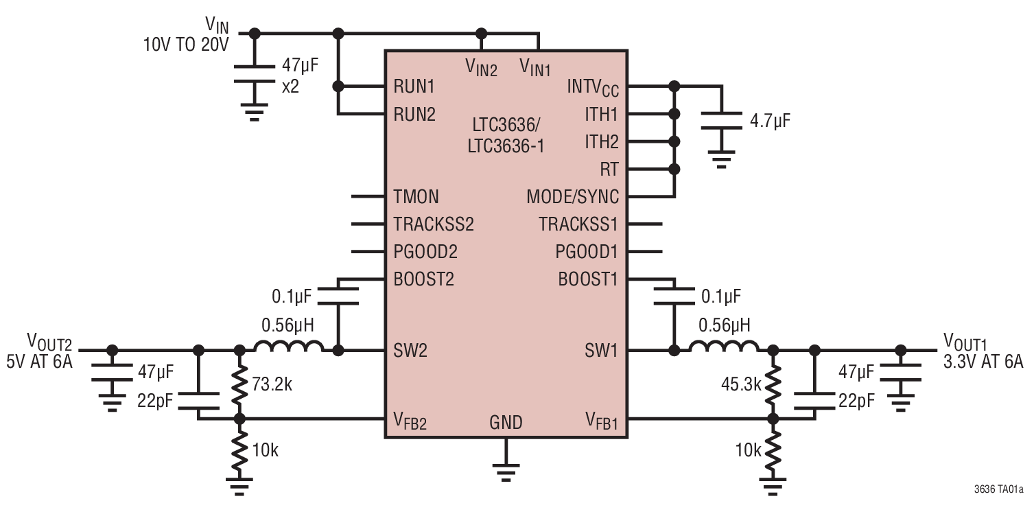 LTC3636 Typical Application